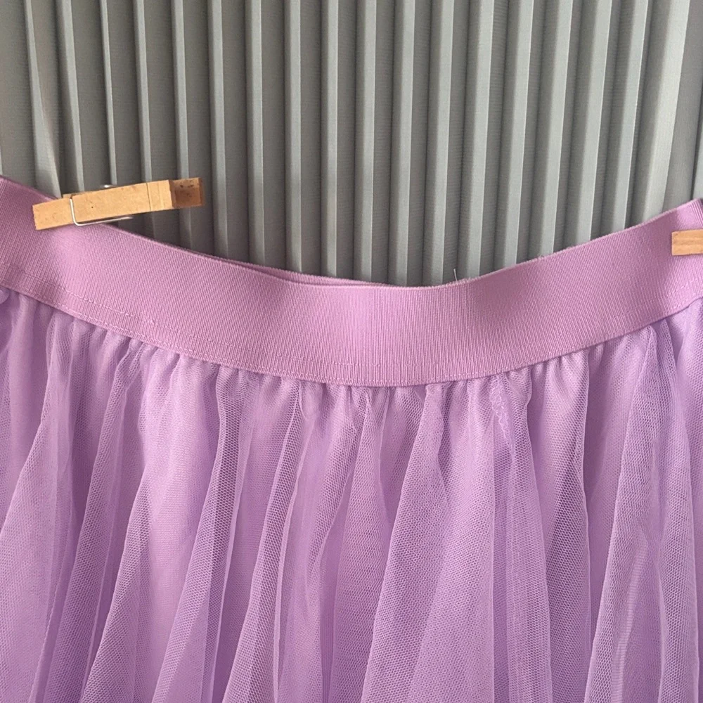 Purple tulle skirt - Picture 2 of 3